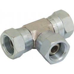 Hydraulic BSPP Equal Tee - Female