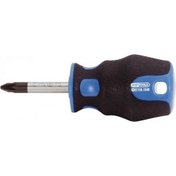 KS TOOLS 'ERGOTORQUEplus®'  Stubby Screwdriver - POZIDRIV®