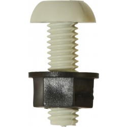 Number Plate Fasteners - Plastic Number Plate Bolts & Nuts 