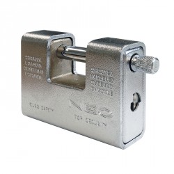 Armoured Padlock - Brass