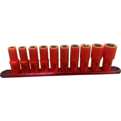 RG TOOLS VDE 3/8” Dr Socket Rail Set 10pc