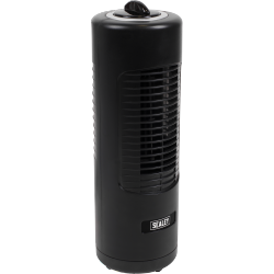 12" Small Oscillating Desk Tower Fan 2-Speed 230V