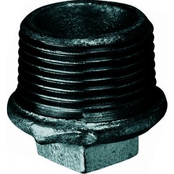 Malleable Iron Pipe Fitting - Square Hollow Plug (290)