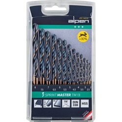 ALPEN HSS Sprint Master Drill Set Metric 13pce