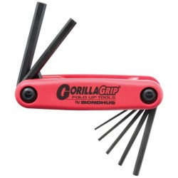 BONDHUS 'GorillaGrip®' Hex Driver Fold Up Set - Metric