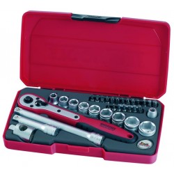 TENG TOOLS 3/8" Drive 'Mini Mecca Rosso' Socket Set