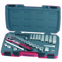 TENG TOOLS 3/8" Drive 'Mecca Rosso' Socket Set