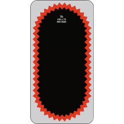 REMA TIP TOP Tube Patches - Red Edge, Oval