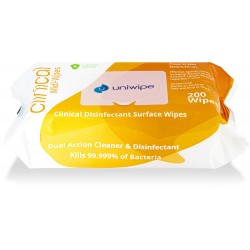 UNIWIPE 'Clinical' Disinfection Surface Midi-Wipes