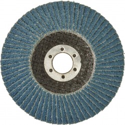 Norton Red Heat 7 In. D X 5/8-11 In. Zirconia Aluminum Oxide Flap Disc