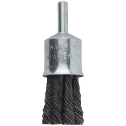 ABRACS Spindle Mounted Wire Brush - Twist Knot End