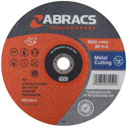 ABRACS 'Phoenix II' Flat Metal Cutting Discs