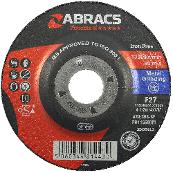 ABRACS 'Phoenix II' Depressed Centre Metal Grinding Discs