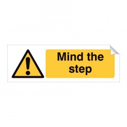 Mind The Step 120 x 360mm Sticker