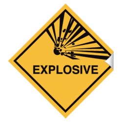 Explosive 100 x 100mm Sticker