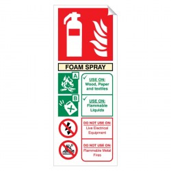Foam Spray 250 x 100mm Sticker