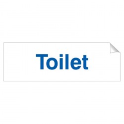 Toilet 120 x 360mm Sticker