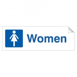 Women 120 x 360mm Sticker