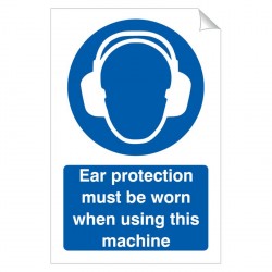 Ear Protection Must … Using Machine 240x360 Stick
