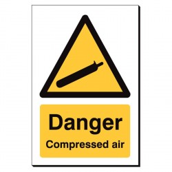 Danger Compressed Air 240 x 360mm Sign