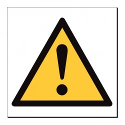 ! (Warning Triangle) 360 x 350mm Sign
