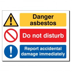 Danger Asbestos 480 x 350mm Sign