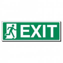 Exit 120 x 360mm Sign