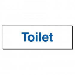 Toilet 120 x 360mm Sign