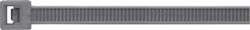 ESSENTIALS Cable Ties - Silver/Grey