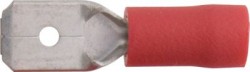 'Everyday' ESSENTIALS Red Insulated Terminals - Push-on Males