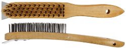 ABRACS Wooden Handled Brushes with Scraper