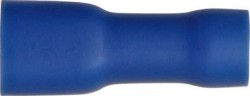 Blue Insulated Terminals - Push-on Females, Fully Insulated