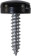 'Everyday' ESSENTIALS Number Plate Fasteners - Self-Tappers with Hinged Caps 