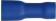 Blue Insulated Terminals - Push-on Females, Fully Insulated