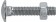 Coach Bolts with Steel Nuts, Cup Square Head - Metric, Fully Threaded