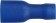 Blue Insulated Terminals - Push-on Females, Fully Insulated