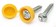 Security Number Plate Fasteners - Self-Tappers with Hinged Caps 