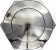 12V Push Button Switch - Brass
