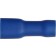Blue Insulated Terminals - Push-on Females, Fully Insulated