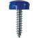 'Everyday' ESSENTIALS Number Plate Fasteners - Self-Tappers with Hinged Caps 