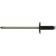 Black Rivets - Large Flange