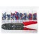 Assortment Box of Terminals Insulated - Red & Blue with Crimping Pliers