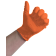 OnHand ‘Grip Plus’ Orange Nitrile Gloves