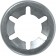 Flat Clips (Push-on Fixes) - Round