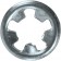 Flat Clips (Push-on Fixes) - Round
