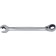 KS TOOLS 'DUO GEARplus®'  Reversible Ratchet Ring/Open-End Combi Spanners with Open Jaw Ratchet Function