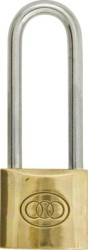 Padlocks Long Shackle - Brass