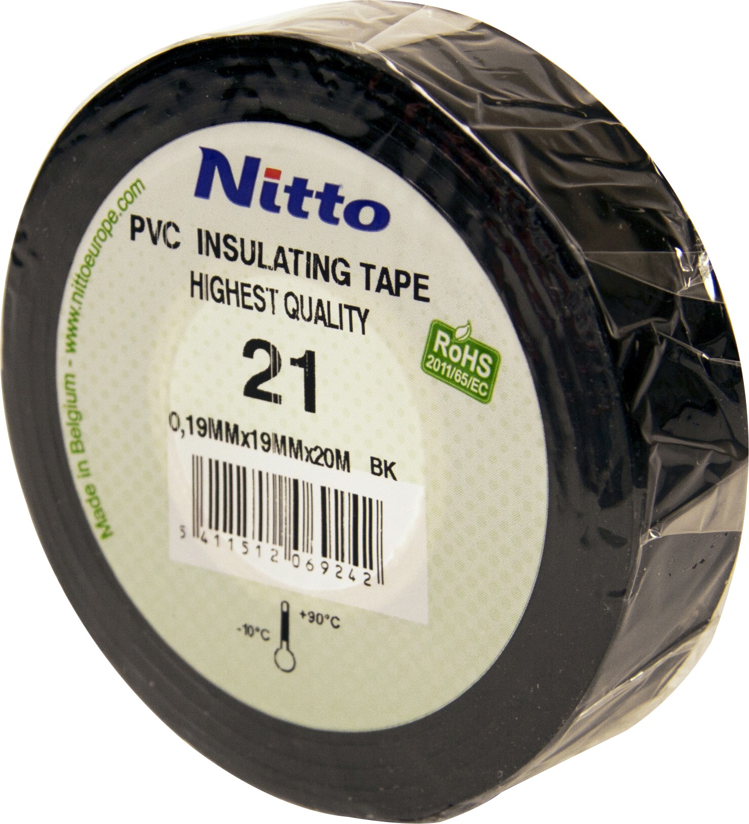 røveri Jo da hat NITTO '21' Plastic Tape - Black