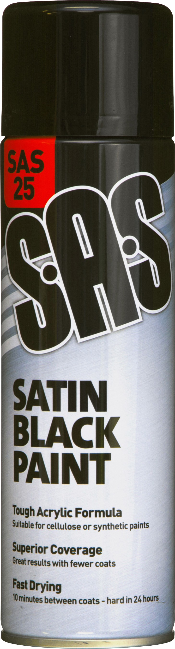 S.A.S Black Paint Satin