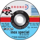 DRONCO '1.6 mm Inox Special' Flat Metal Cutting Discs 